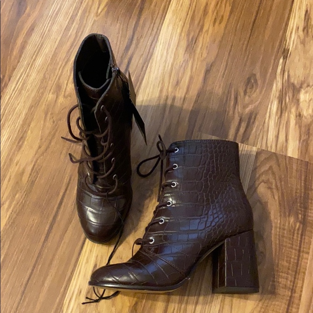 Lace-Up Booties